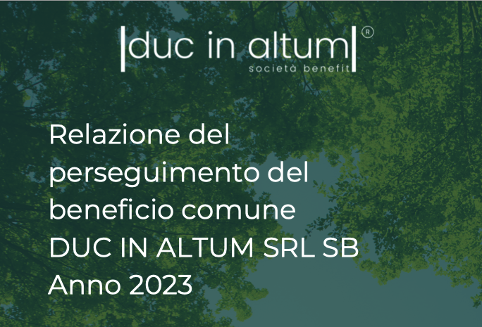 relazione impatto duc in altum srl sb 2023